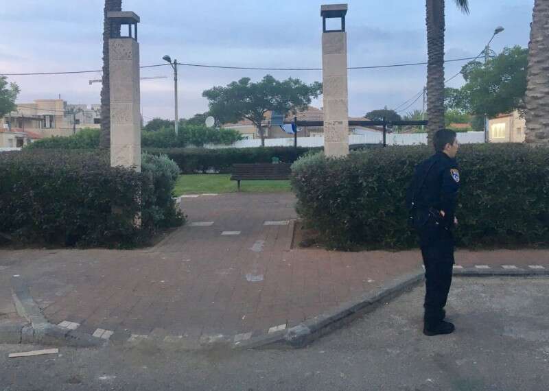 זירת האירוע בקריית חיים / צילום: הרצי שפירא